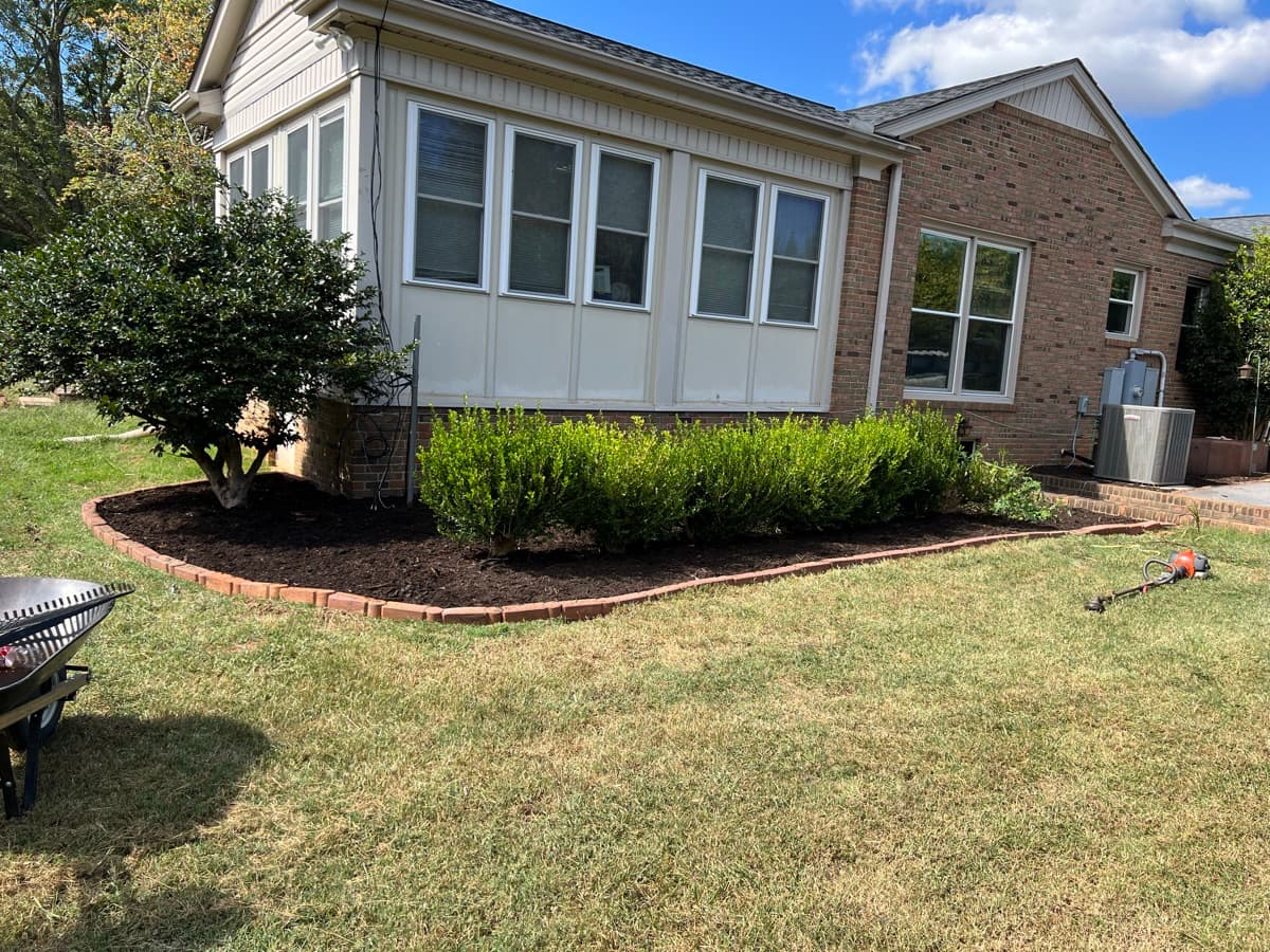 Marina Lawn Care — lawn care job photo
