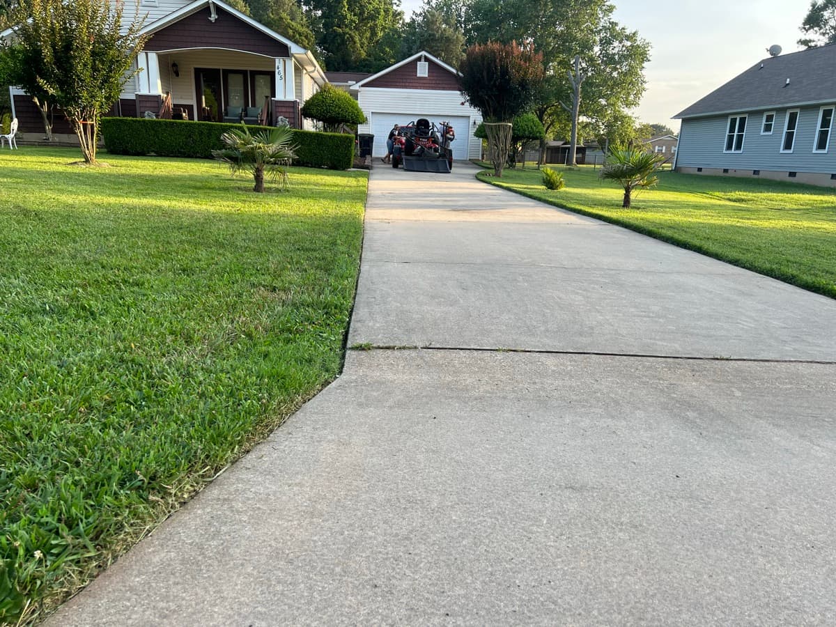 Marina Lawn Care — lawn care job photo
