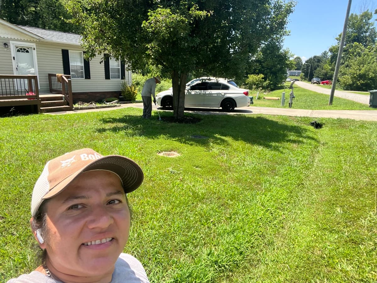 Marina Lawn Care — lawn care job photo