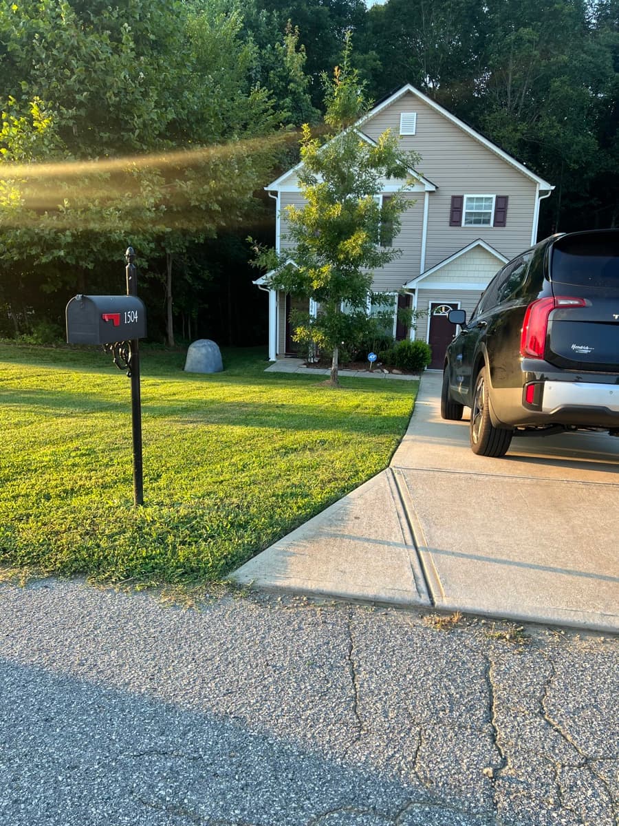 Marina Lawn Care — lawn care job photo