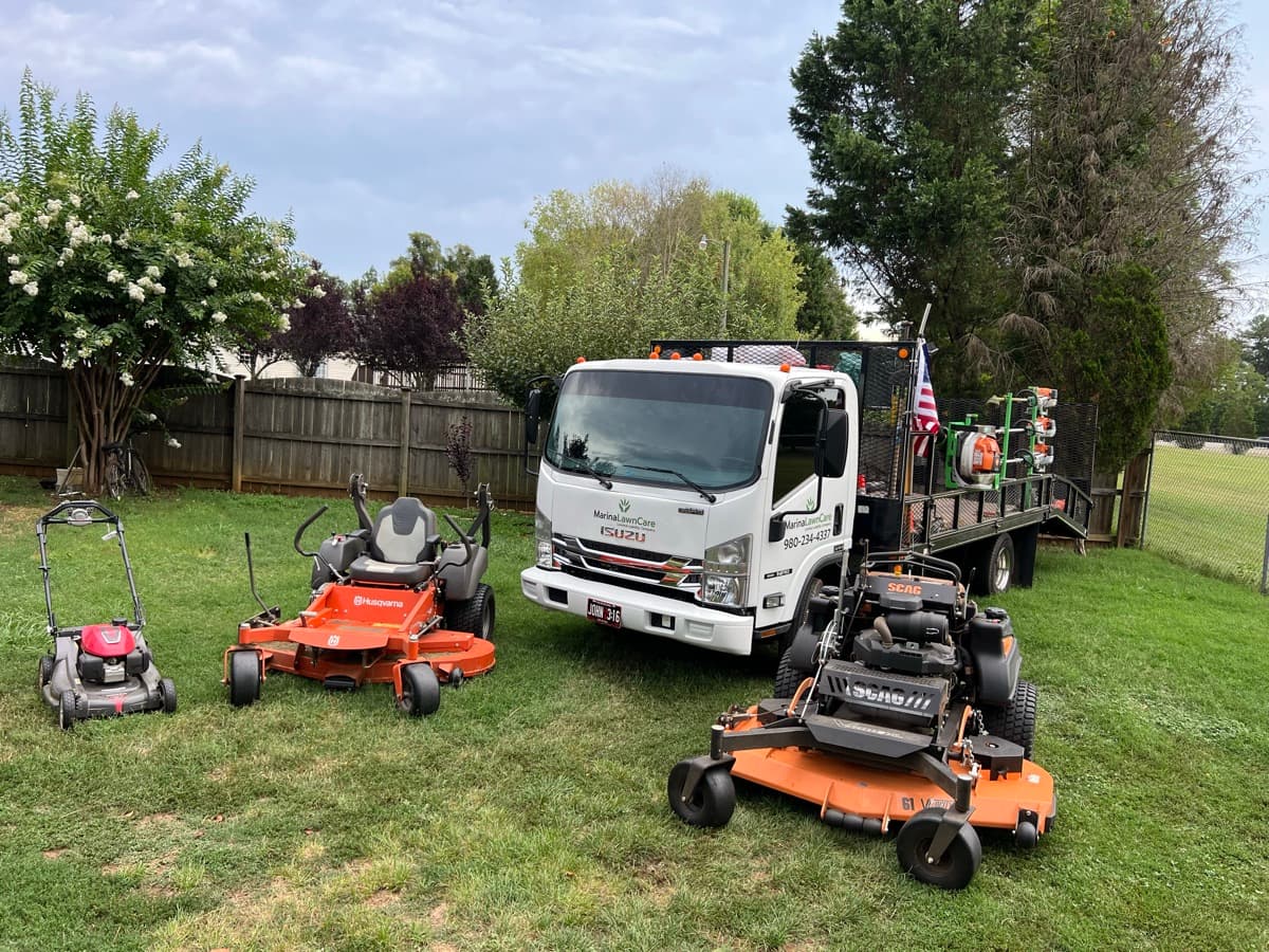 Marina Lawn Care — professional lawn service in Salisbury, NC